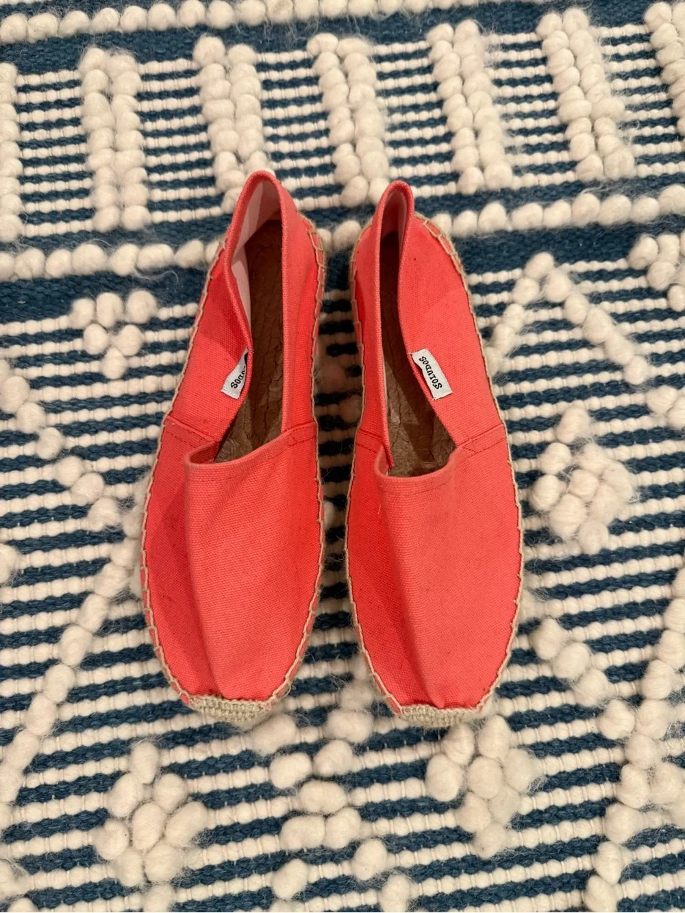 Soludos coral espadrille